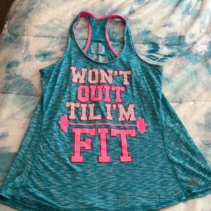 Cute workout tank top